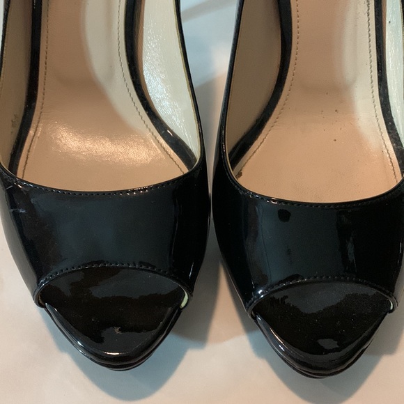 Black Prada open toe pumps - Picture 2 of 6